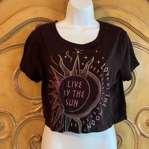 Live by the Sun tee